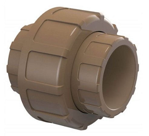 União krona marrom sold. 25mm