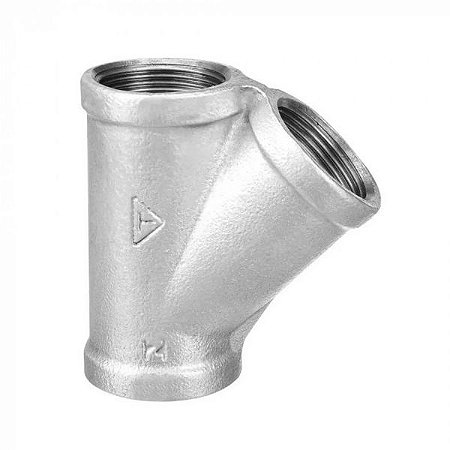 Tee 45° galvanizado 1/2"