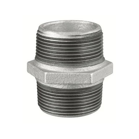 Niple duplo galvanizado 3/8"