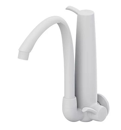 Torneira tigre c/ purificador parede branco