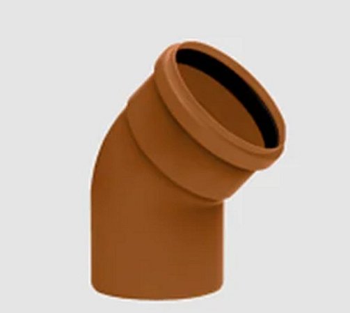 Curva 45° col. Esg dn100 ocrekbo