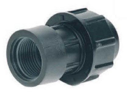 Adaptador pp pead 20mm x 3/4" ri pn16 fêmea polierg