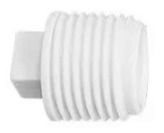 Plug plastilit branco  dr 1.1/2" PACOTE C/20