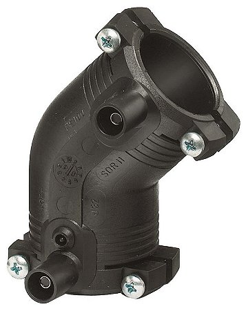 Cotovelo 45° sdr 11 dn160mm eletrofusão