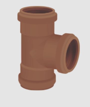 TEE PBA DN 50/60 CORRPLASTIK