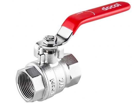 Registro DOCOL valvula de esfera dn20 3/4 pn25 cromado