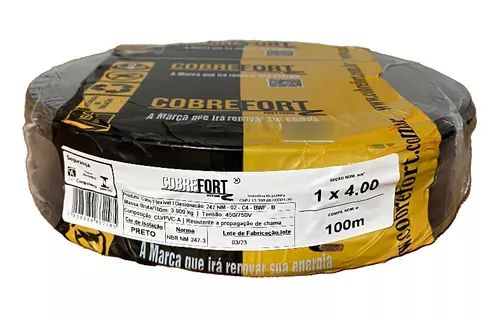 Fio paralelo cobrefort branco 2x2,5mm
