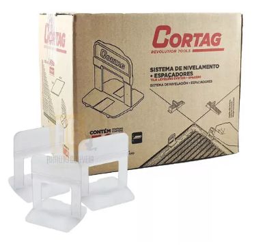 Espacador Nivelador Cortag 2,0mm  500un 62410