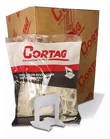 Espacador Nivelador Cortag 1,0mm Smart 500un 62405