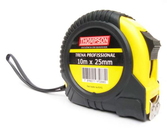 Trena emborrachada com trava e imã 10m x 25mm Thompson 265