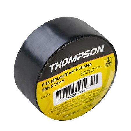 Fita isolante anti chama Thompson 19mmx20m 554 c/10