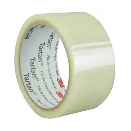 Fita adesiva transparente tartan bopp 3M 48mmx100m 301 HB004741201 C/4