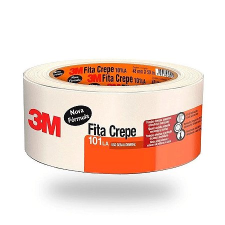 Fita crepe uso geral 3M 48mmx50m C/2 101LA HB004572382
