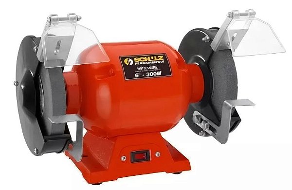 Motoesmeril bancada SCHULZ 6" 300W 127V 60Hz p/ metal