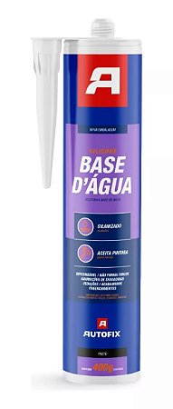 Silicone  AUTOFIX acrílico a base d' água preto 400g