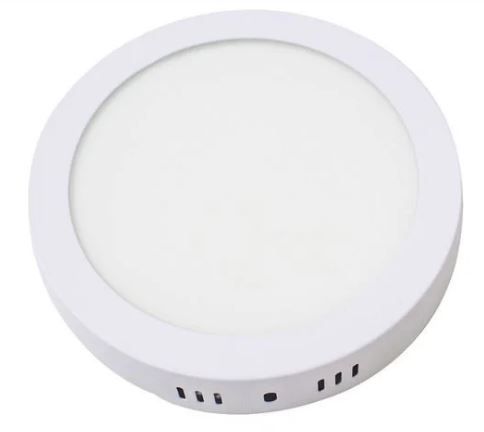 Painel kastelo redondo sobrepor 18w 6500k