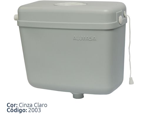Caixa descarga Alumasa cinza claro