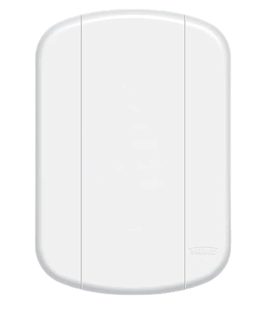Placa Fame cega 4x2 blanc+