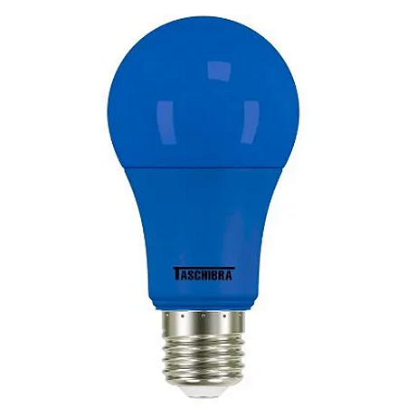 Lampada LED Bulbo Taschibra 5W TKL Azul
