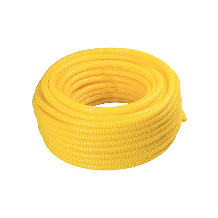 Conduite corrugado amarelo 1" x 32mm rolo 25m KBO