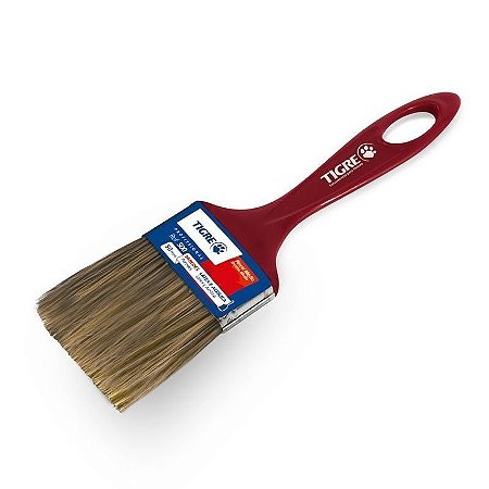 Trincha TIGRE simples 500-1.1/2 cerda gris PACOTE C/12