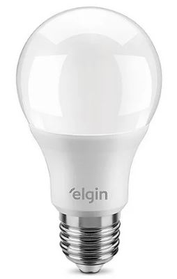Lâmpada led bulbo elgin 9w 3000k PACOTE C/10