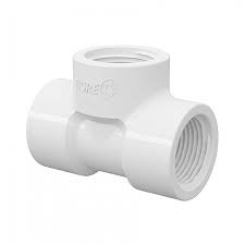 Tee TIGRE 90° c/rosca branco 3/4
