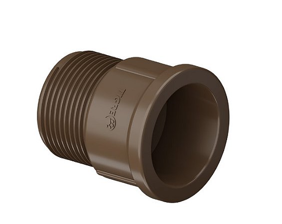 Adaptador TIGRE marrom soldável curto 20mm x 1/2'' PACOTE C/50 *