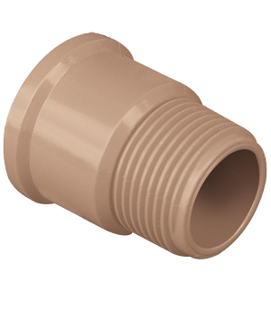 Adaptador akato marrom soldável curto 25mm x 3/4"
