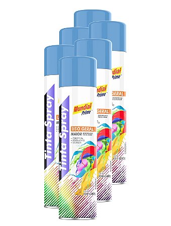 Tinta spray azul claro 400ml mundial ug prime FARDO C/6