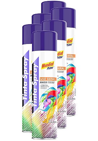 Tinta spray azul escuro 400ml mundial ug prime FARDO C/6