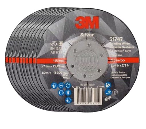 Disco de desbaste silver T27 115x7x22 3M