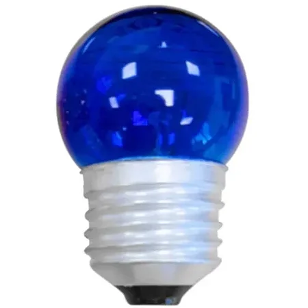 Lampada bolinha BRASFORT sortida azul 7w e27 220v 8473 C/10