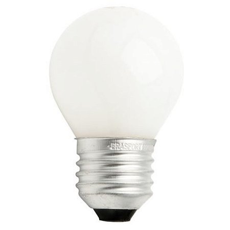 Lampada bolinha BRASFORT sortida leitosa7w e27 220v 8475 C/10 ref-8475