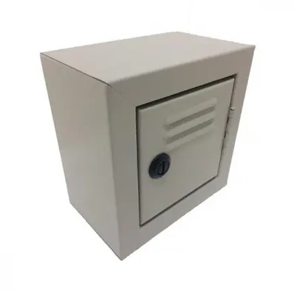 Caixa telefone sobrepor arcoir 20x20x12 cinza