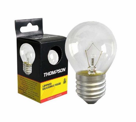 LAMPADA GELAD/FOGAO TRANSP. INC. 40W 127V E27 THOMPSON ref-1534