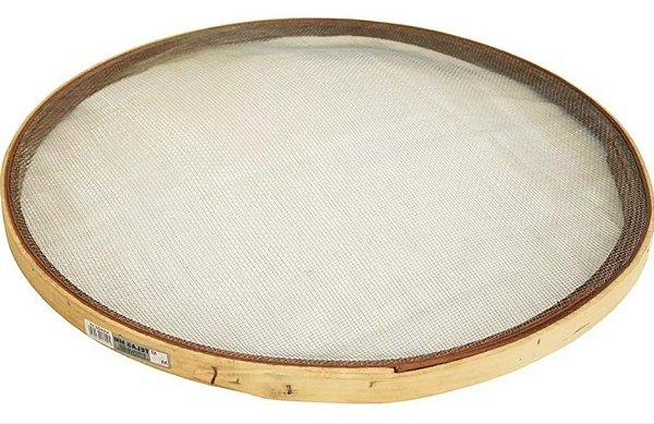 Peneira MM Areia 55CM Arame Aro Madeira 10391