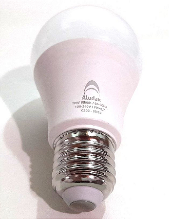 Lâmpada led bulbo aludax 12w 6500k