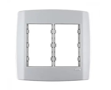 Placa Ilumi Slim 4x4 Branca (6 Modulo Horizontal) 83090