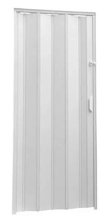 Porta sanfonada de pvc branca larg 70cm Vitesse