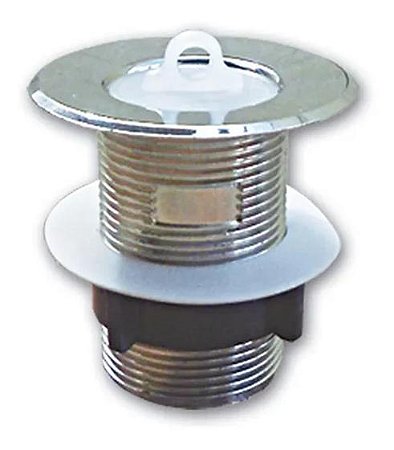 Valvula plastica GRAP para tanque 1 1/4" CROMADA
