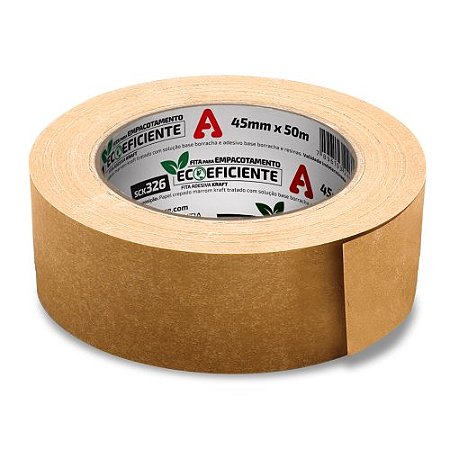 FITA PAPEL KRAFT MARROM ADERE SCK326 45MMX50M PACOTE C/5