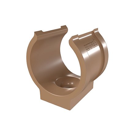 ABRACADEIRA IMPAC.P/TUBO ESTRELA MARROM(B)3/4" COF