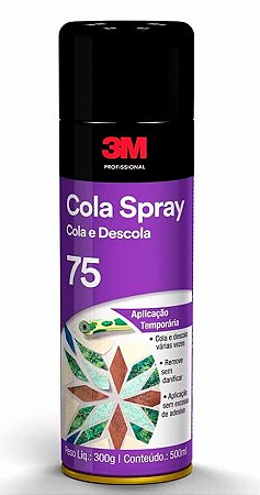 3M adesivo spray 75 lata 300G 500ML