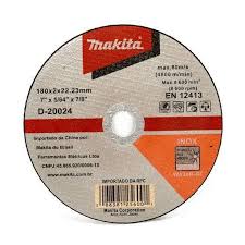 DISCO DE CORTE PARA INOX MAKITA 7 X 5/64 X 7/8 D-20024-10
