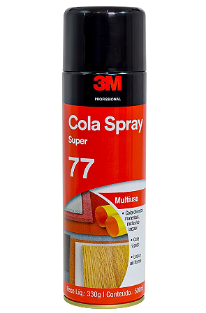 ADESIVO SPRAY 3M 77 LATA 330G