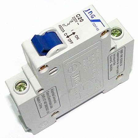Disjuntor Jng Din Dz47-63 Unipolar 16A C/12 COF.
