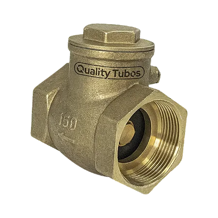 Valvula Retenção Horizontal Latão  1.1/4''