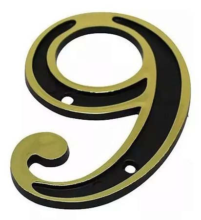 Numero P/apartamento PVC 9 ANNLUX