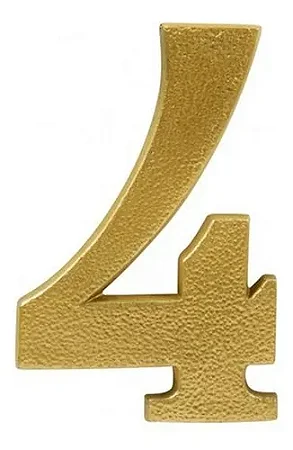 Numero P/apartamento PVC 4 ANNLUX
